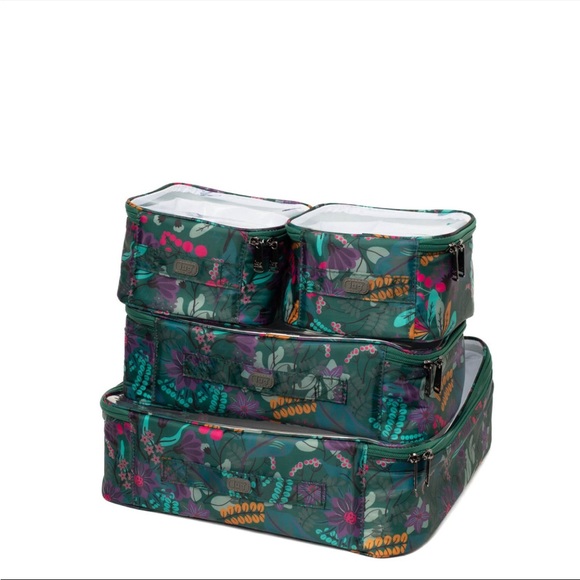 NWT Lug Sky Cubbies Storage Container Set in Evermore Flora 🍃 - Picture 8 of 10